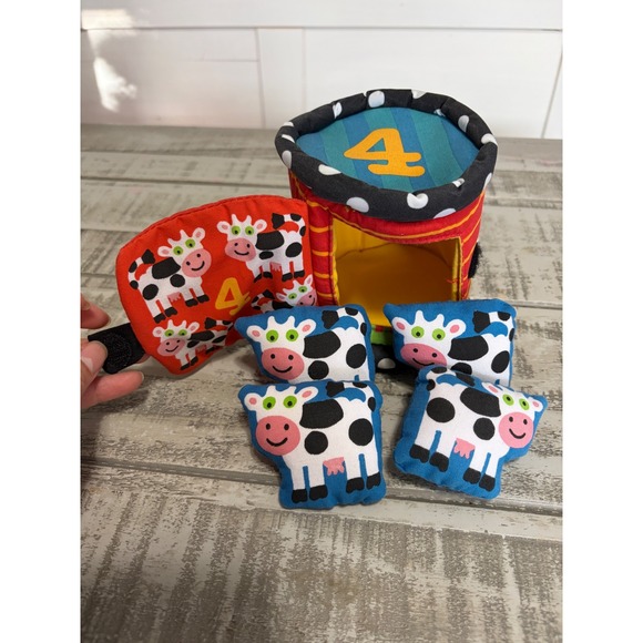 Manhattan Farm Animal Stacking Nesting Soft Blocks Toy Toddler Baby Educational - Picture 4 of 5